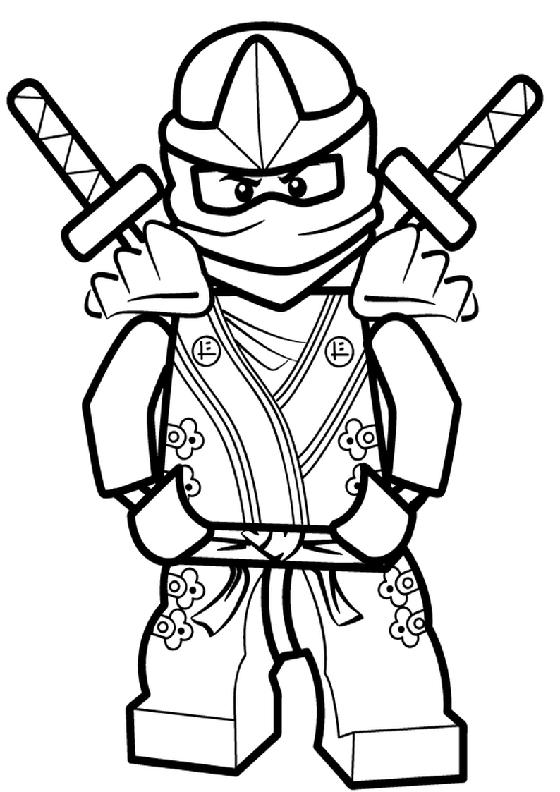 Kolorowanka Lego Ninjago Lloyd Nr 14